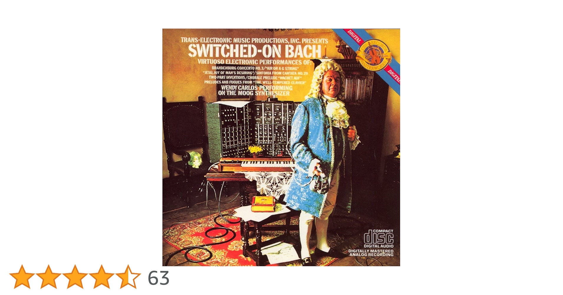 Switched on Bach - Carlos, Wendy: Amazon.de: Musik